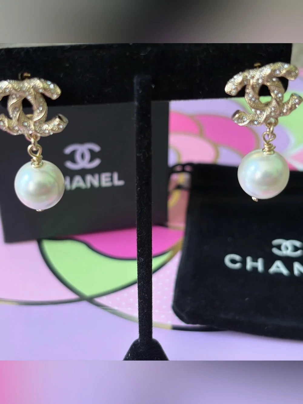 Chanel Gold tone Earrings - Picture 3 of 13